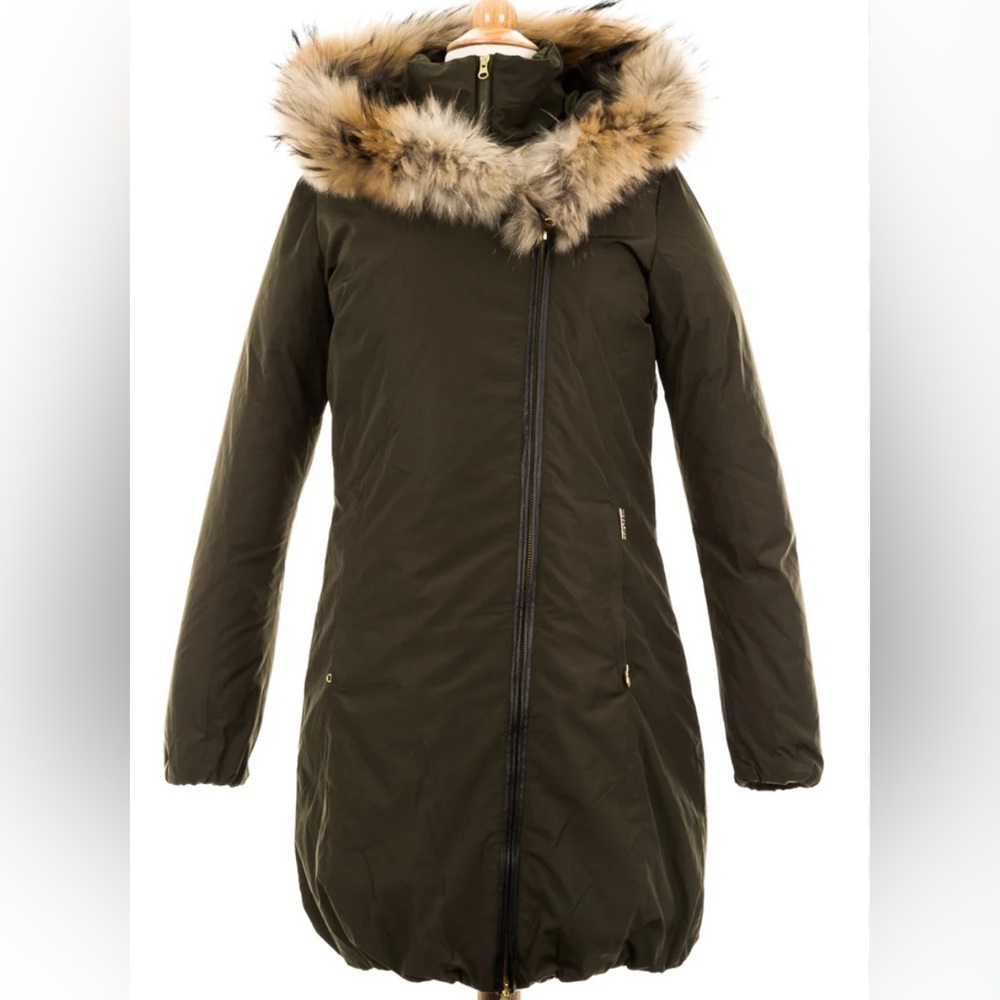 Woolrich Waterproof Eugene Parka with Fur Trim Women’s Size Large/XL